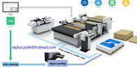 Tinta ultravioleta de la máquina que corta con tintas y que arruga de la función multi/de la impresora de Digitaces